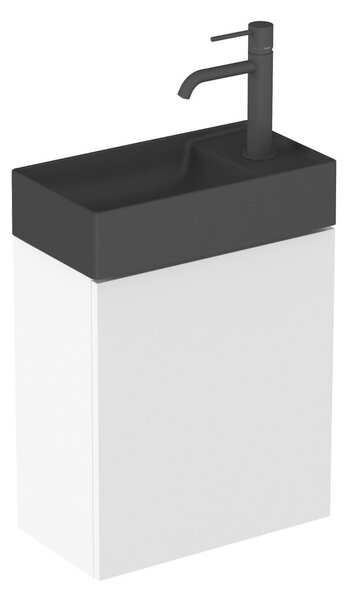 Ravak Veda umyvadlo 40x22 cm obdélníkový nábytkový černá matný XJX0D240000