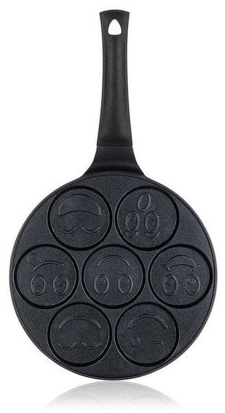 Pánev na 7 lívanců s nepřilnavým povrchem ALIVIA Smile 26 cm