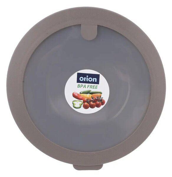 Orion Mísa / box s víkem DORA 4,2L, kulatá pr. 24,5 cm, sv. hnědá