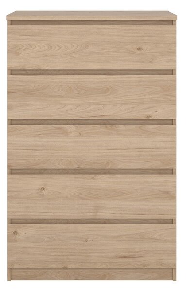 Komoda v dekoru dubu v přírodní barvě 77x121x50 cm Naia – Tvilum