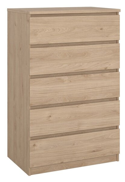 Komoda v dekoru dubu v přírodní barvě 77x121x50 cm Naia – Tvilum