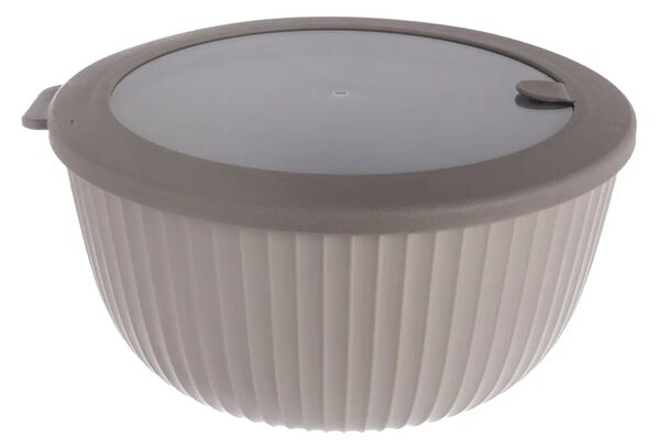 Orion Mísa / box s víkem DORA 4,2L, kulatá pr. 24,5 cm, sv. hnědá