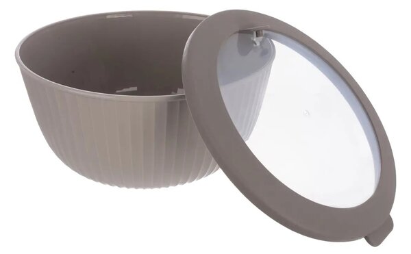 Orion Mísa / box s víkem DORA 2,6L, kulatá pr. 21 cm, sv. hnědá