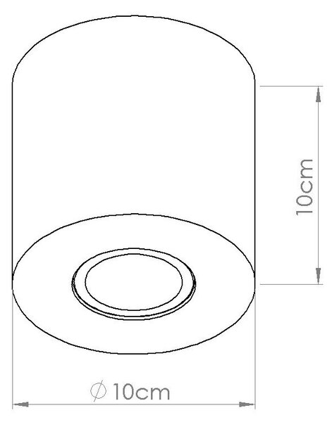 Sollux Lighting Orbis stropní světlo 1x10 W zelená SL.1841