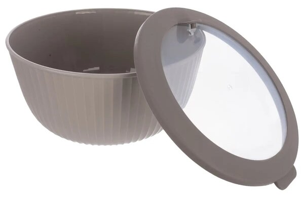 Orion Mísa / box s víkem DORA 4,2L, kulatá pr. 24,5 cm, sv. hnědá