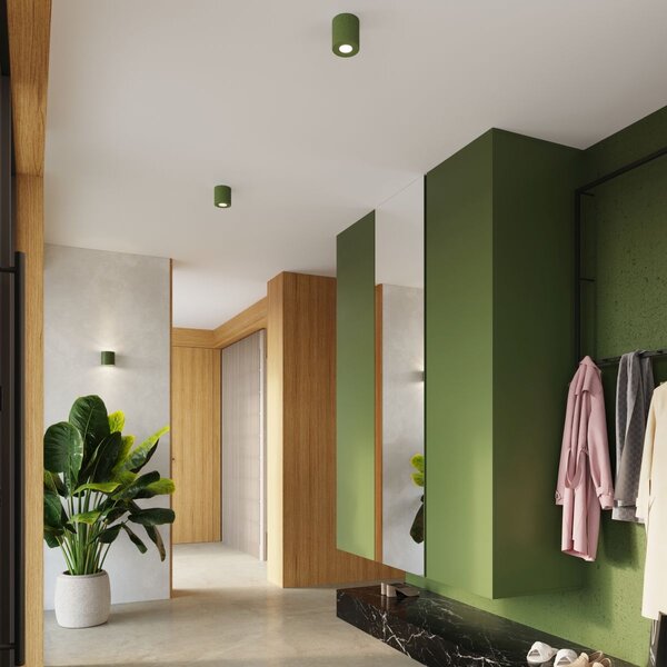 Sollux Lighting Orbis stropní světlo 1x10 W zelená SL.1841