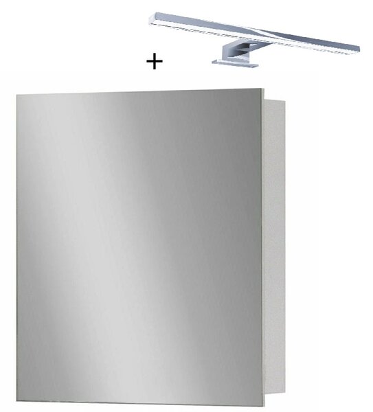 Lavedo Aqua-Easy 55 zrcadlová skříňka do koupelny s LED osvětlením