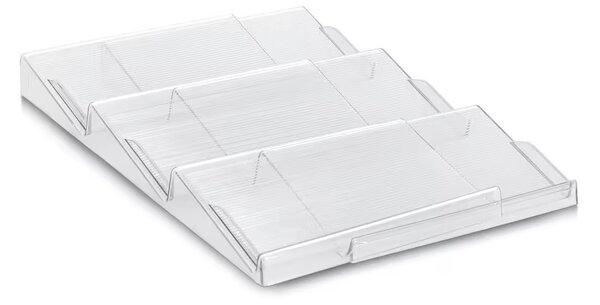 Zeller Present Organizér na kořenky do šuplíku, schůdky 2ks COMPACTA - 41,3 x 19,5–38 x 3,2 cm