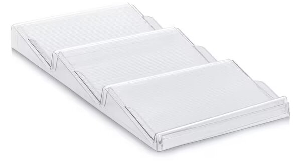 Zeller Present Organizér na kořenky do šuplíku, schůdky 2ks COMPACTA - 41,3 x 19,5–38 x 3,2 cm