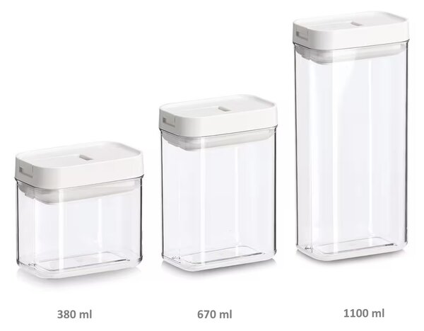 Zeller Present Dóza na potraviny, vzduchotěsné víko, 670 ml, COMPACTA