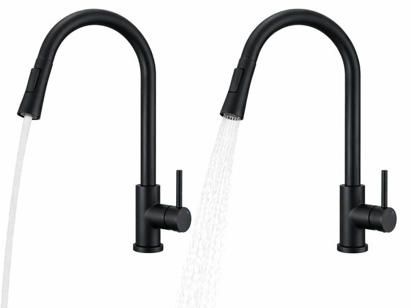 Ruvetti Frigo dřez s baterií a příslušenstvím černá/černá LP_3200_FR5651FB_W