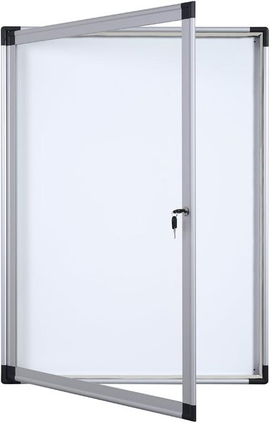 Venkovní vitrína s magnetickou popisovatelnou tabulí, 781 x 735 mm