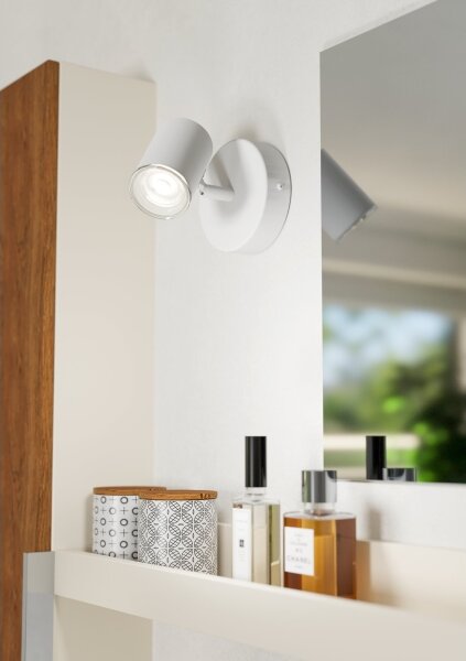 Eglo 901961 - Koupelnové nástěnné bod. svítidlo CONSUMA 1xGU10/5W/230V IP44 bílá