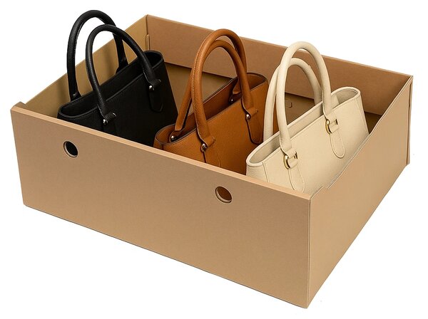KARTON PAK Úložné boxy na oblečení, organizéry do skříně EKO KARTON 55x40x21cm - zásuvka