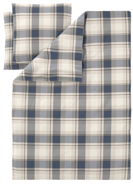 Livarno® Oboustranné ložní povlečení z jemného flanelu / ložní povlečení z jemného flanelu, 240 x 220 cm (modrá) (100412847004)