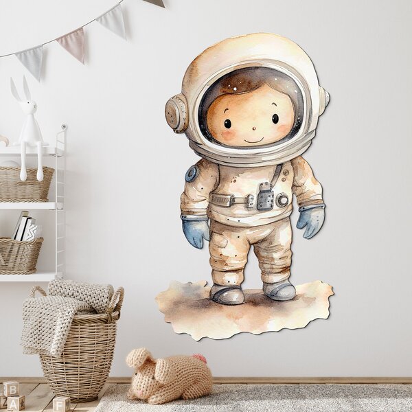 DUBLEZ | Dětský obraz na stěnu - Malý astronaut