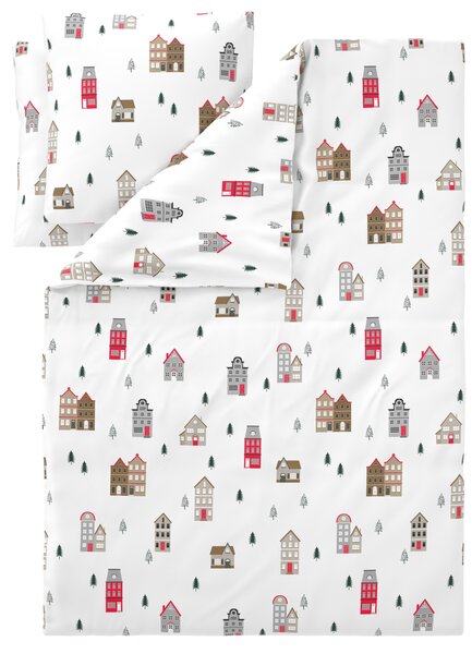 Livarno® Oboustranné ložní povlečení z jemného flanelu / ložní povlečení z jemného flanelu, 240 x 220 cm (dům) (100412952002)