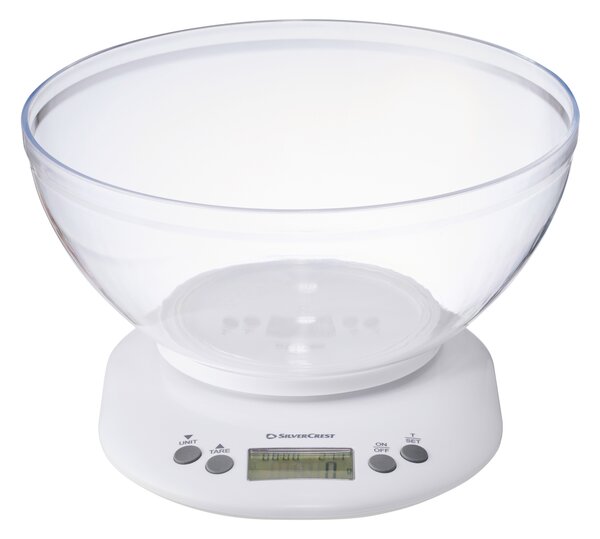 Silvercrest® Kuchyňská váha Skwe 5 B1 (bílá) (100399510001)