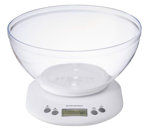 Silvercrest® Kuchyňská váha Skwe 5 B1 (bílá) (100399510001)