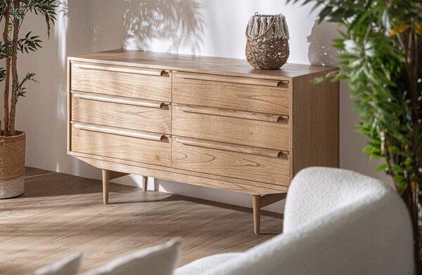 Komoda Nyr 150 x 82 cm přírodní