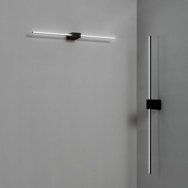 Ideal Lux Nástěnné LED svítidlo THEO d.75cm Barva: Černá