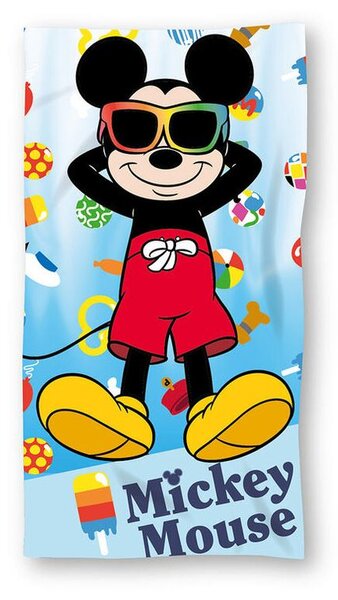 Bavlněná plážová osuška MICKEY MOUSE 70 x 140 cm