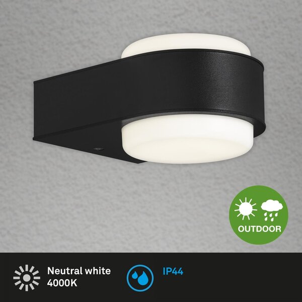 BRILO 3035-015 LED venkovní svítidlo 14,4 cm 6,5W 650lm černá - BRILO