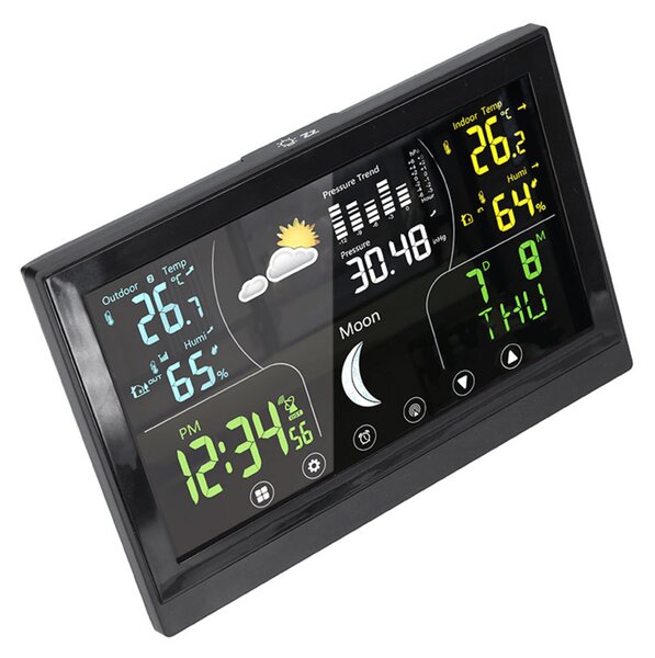 Solight meteostanice, barva černá TE110B