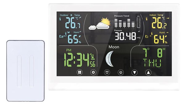 Solight meteostanice, barva bílá TE110W