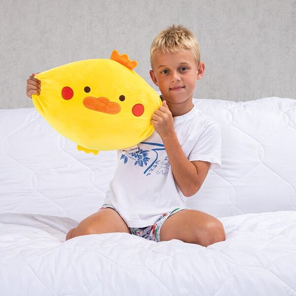 Dětský tvarovatelný squish polštářek KUŘÁTKO 40 cm