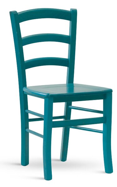 Židle PAYSANE COLOR – různá barevná provedení, masivní sedák, ideální do restaurací verde