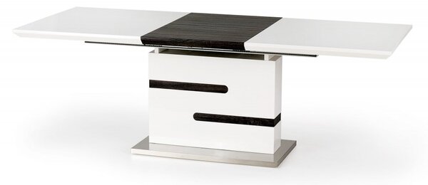 Halmar Rozkládací jídelní stůl MONACO 160(220)x90 šedý/bílý