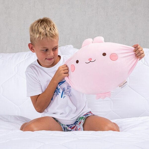 Dětský tvarovatelný squish polštářek KRÁLÍČEK 40 cm