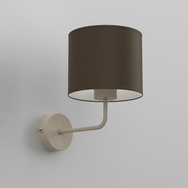 Nástěnná lampa ARDEN 1xE27/15W/230V béžová/hnědá
