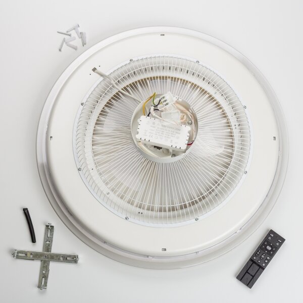 Brilagi - LED Stmívatelné svítidlo s ventilátorem RONDA LED/48W/230V zlatá + DO