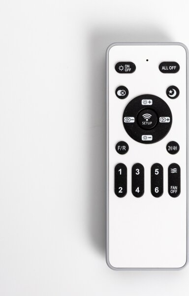 Brilagi - LED Stmívatelné svítidlo s ventilátorem RONDA LED/48W/230V bílá + DO