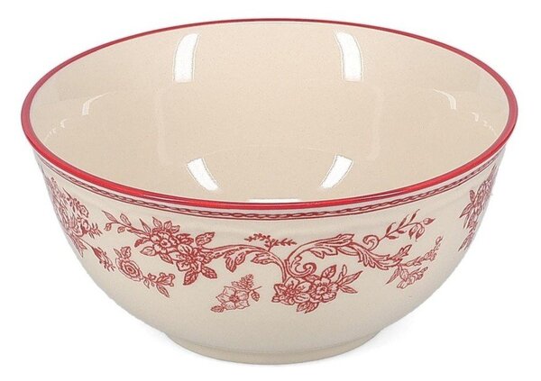 Vínová/slonovinová porcelánová miska Cyril – S|P Collection