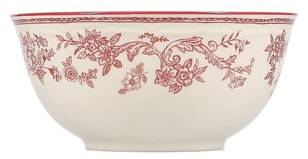 Vínová/slonovinová porcelánová miska Cyril – S|P Collection