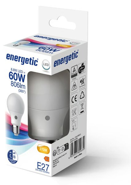 Nordlux LED žárovka E27 8,8W 2700K (bílá) LED žárovky plast 5161009021