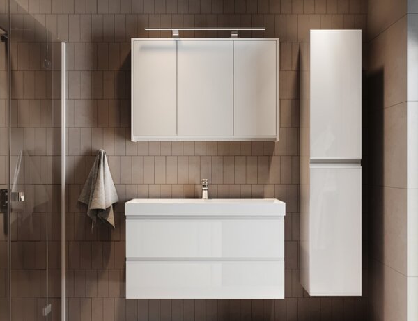 Lavedo Savona 100 zrcadlová skříňka do koupelny s LED podsvícením