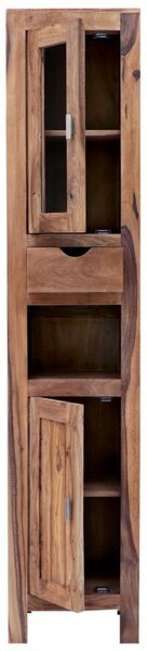 Skříňka do koupelny Amba 40x190x35 z indického masivu palisandr
