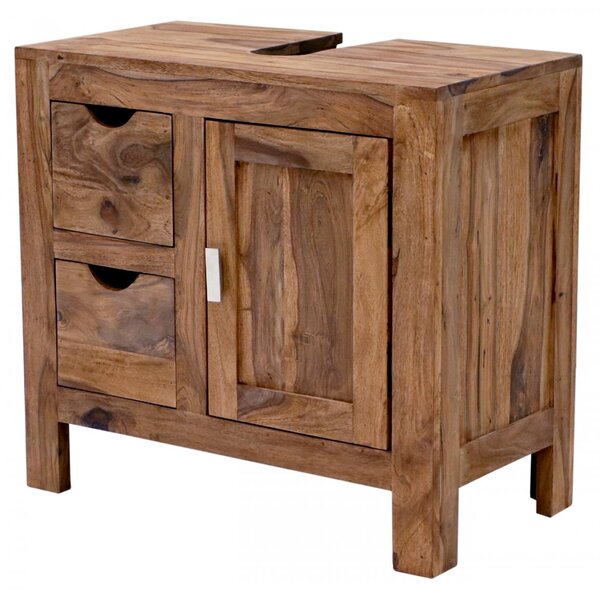 Skříňka pod umyvadlo Amba 65x60x35 z indického masivu palisandr