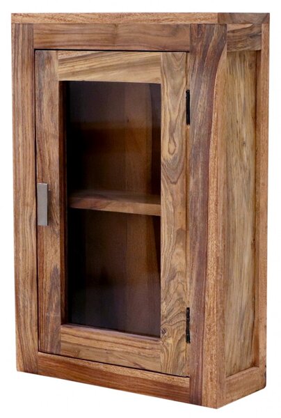 Nástěnná skříňka do koupelny Amba 40x60x15 z indického masivu palisandr