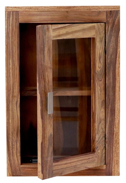 Nástěnná skříňka do koupelny Amba 40x60x15 z indického masivu palisandr