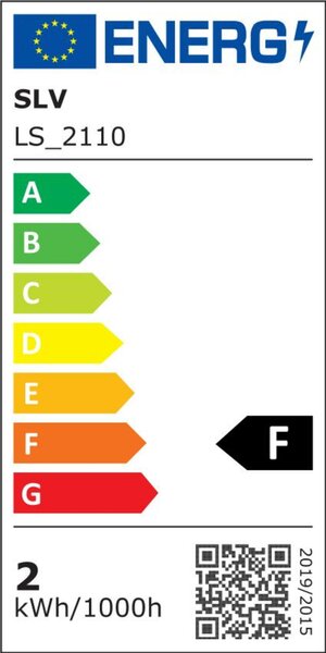 BIG WHITE SLV DL 126, vestavné svítidlo, LED, 2700K, kulaté, kartáčovaný kov, 2,8 W 112165