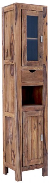 Skříňka do koupelny Amba 40x190x35 z indického masivu palisandr