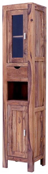 Skříňka do koupelny Amba 40x190x35 z indického masivu palisandr
