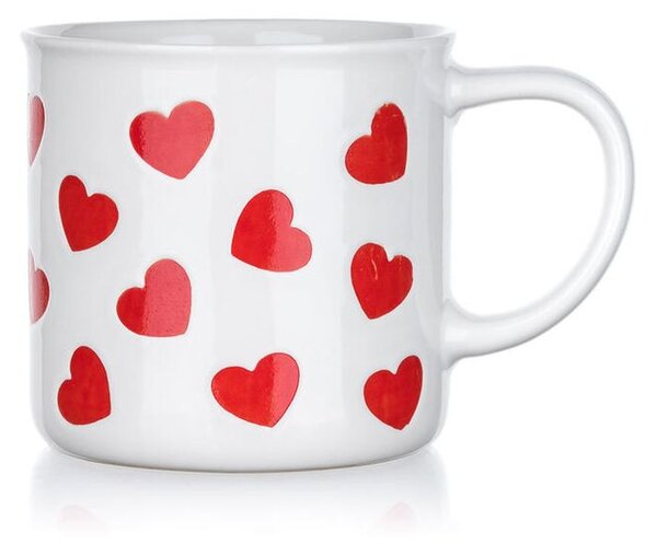 Sada keramických hrnků RED HEARTS 350 ml 2 ks