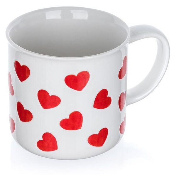 Sada keramických hrnků RED HEARTS 350 ml 2 ks
