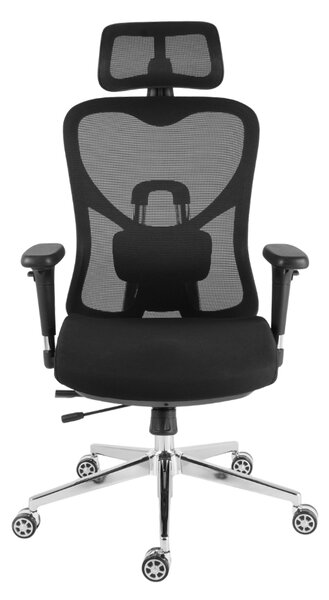 Kancelářská ergonomická židle Neoseat JAMES — černá, nosnost 150 kg
